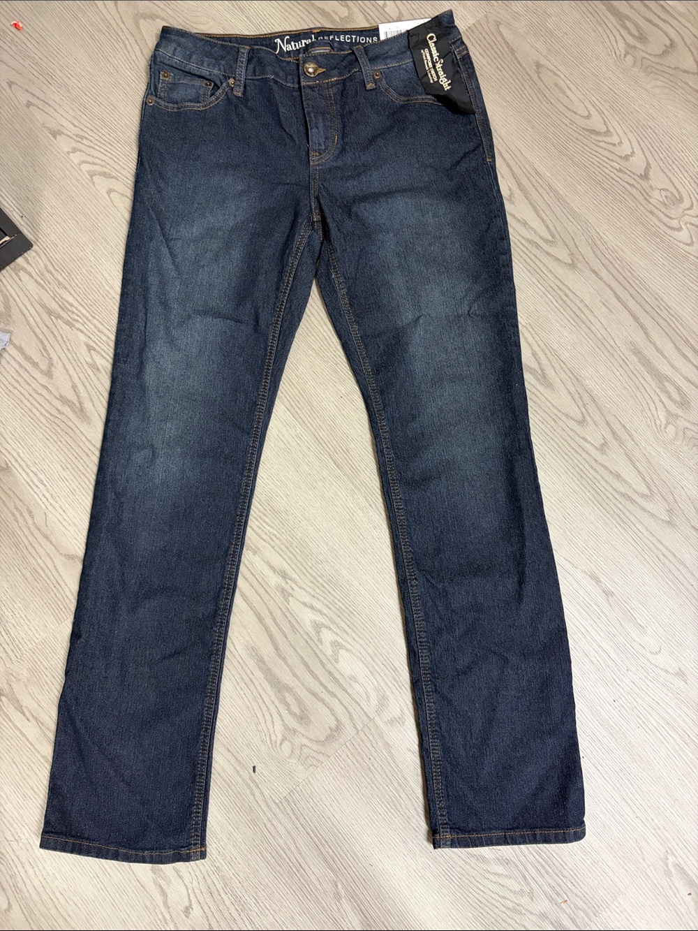 Natural Reflections Dark Indigo Straight Jeans